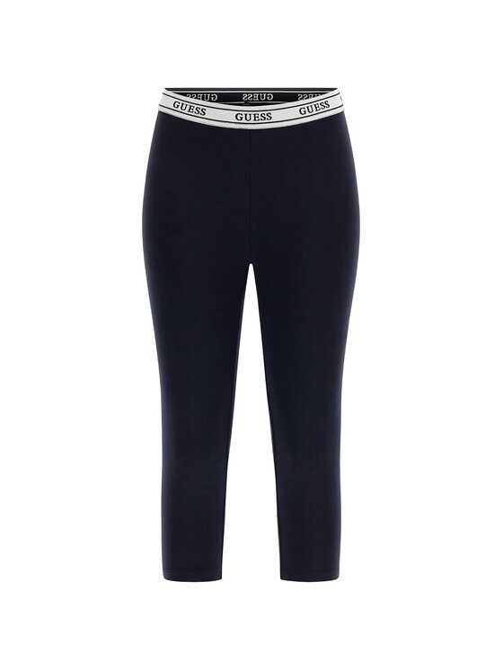 Guess Guess Spodnie materiałowe 172201 Niebieski Slim Fit