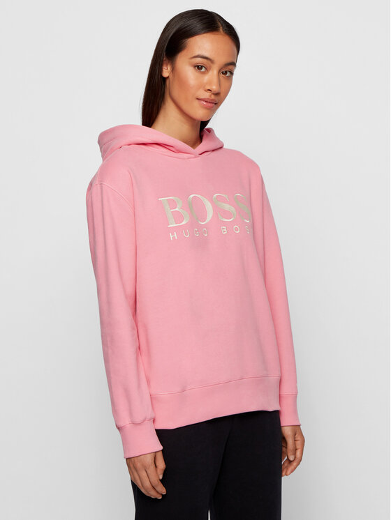 Felpa C_Edelight_Active 50457385 Rosa Relaxed Fit