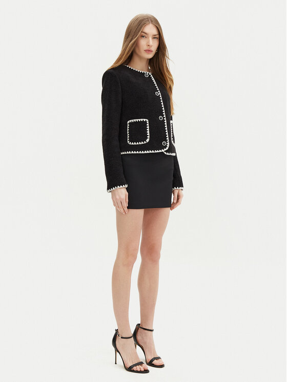 Guess Guess Kardigan W5RN20 WGVQ2 Crna Regular Fit