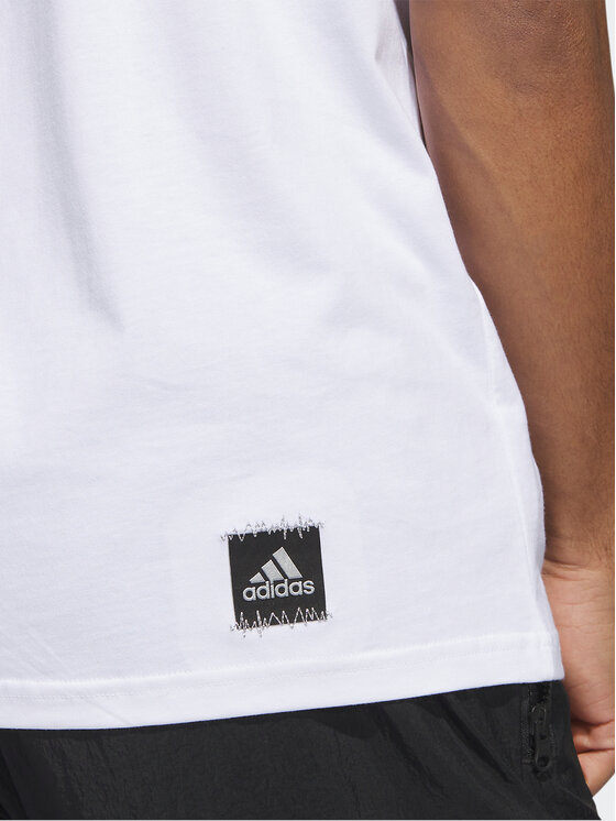 adidas T-särk Power Logo Foil T-Shirt H54658 Valge Regular Fit | Modivo.ee
