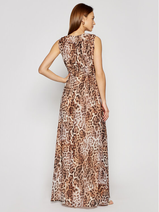Marciano Guess Marciano Guess Večerní šaty 1GG723 7068Z Hnědá Regular Fit