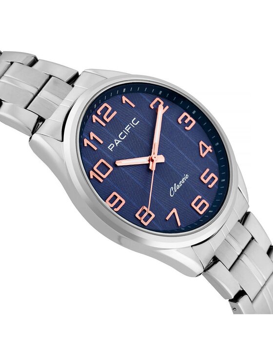 Pacific Pacific Zegarek PC00626 Srebrny