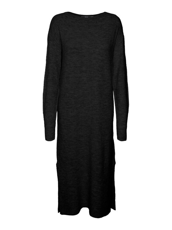 Vero Moda Vero Moda Úpletové šaty 10291689 Černá Relaxed Fit