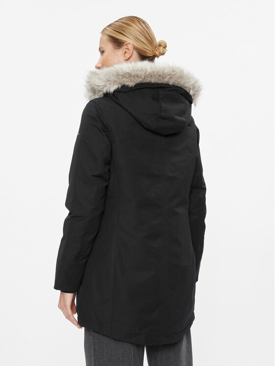 Tommy Hilfiger Tommy Hilfiger Parka WW0WW39864 Čierna Regular Fit