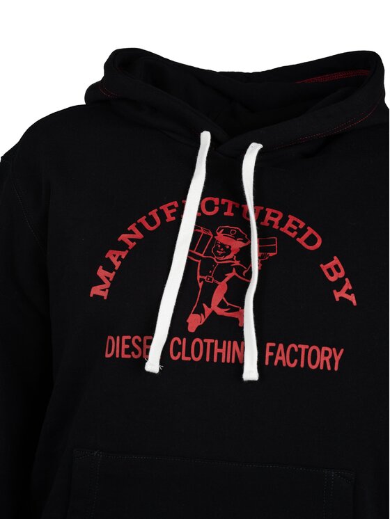 Diesel Diesel Μπλούζα A037830IAJH Μαύρο Regular Fit