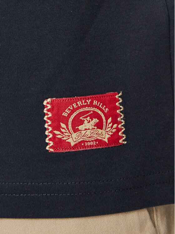 Beverly Hills Polo Club Beverly Hills Polo Club Tričko W126-BHMTS-1019-19X Tmavomodrá Regular Fit