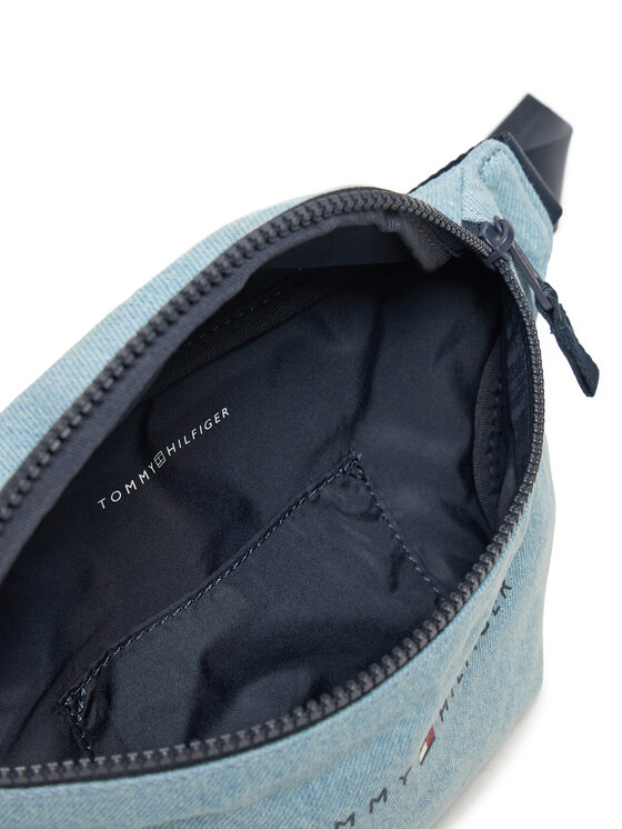 Tommy Hilfiger Tommy Hilfiger Rankinė ant juosmens Th Essential Denim Bumbag AU0AU01976 Mėlyna
