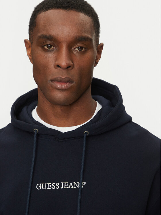 Guess Jeans Guess Jeans Sweatshirt M5RQ38 KCPR1 Dunkelblau Regular Fit
