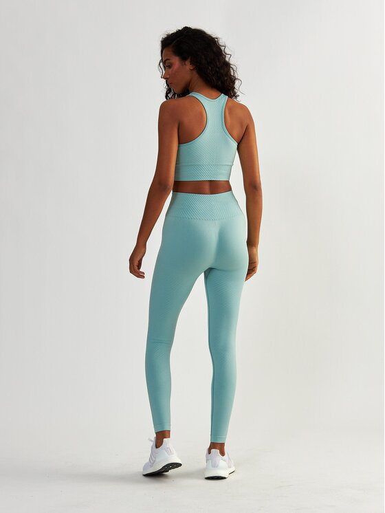 BeShaped BeShaped Biustonosz sportowy Bezszwowy Femme Force Turkusowy