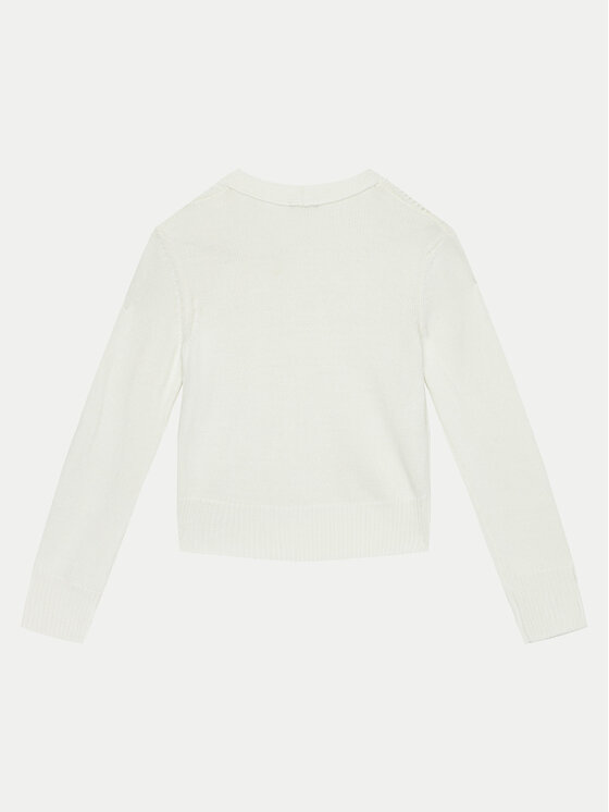 United Colors Of Benetton United Colors Of Benetton Kardigan 1370C601Q Biały Regular Fit