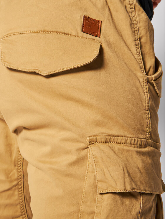 Alpha Industries Alpha Industries Jogger kelnės Airman 188201 Smėlio Tapered Fit