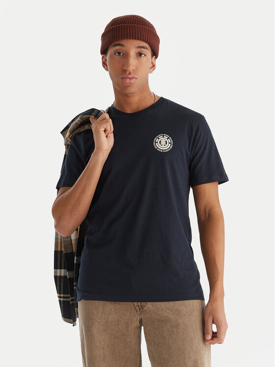 Element Element T-Shirt Seal BP SS ELYZT00596 Granatowy Regular Fit