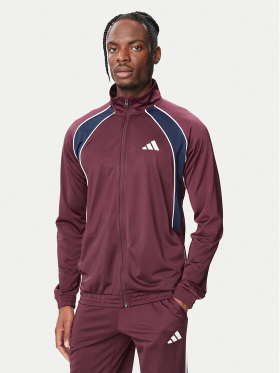 adidas adidas Jogginganzug Colour Block KH2731 Dunkelrot Regular Fit