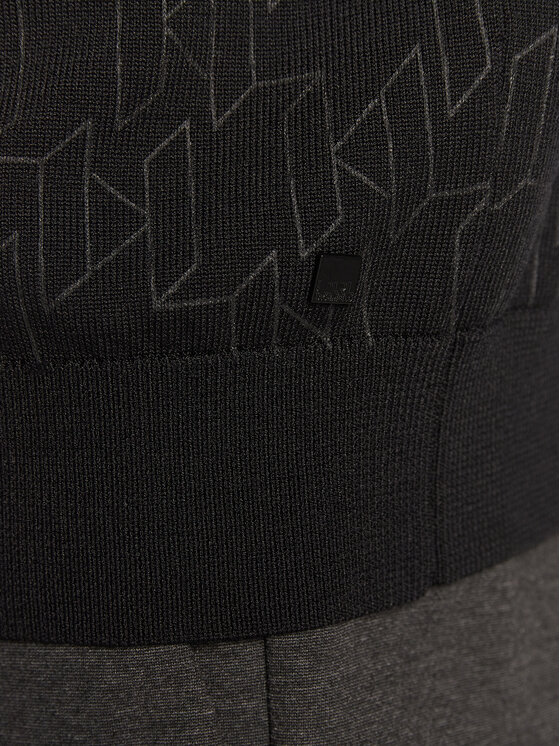 KARL LAGERFELD KARL LAGERFELD Sweter 655011 524304 Czarny Regular Fit