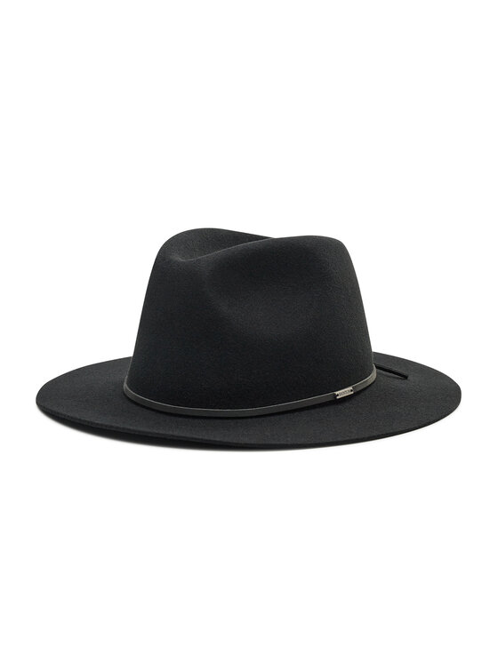 Pălărie Brixton Wesley Fedora 10761 Negru