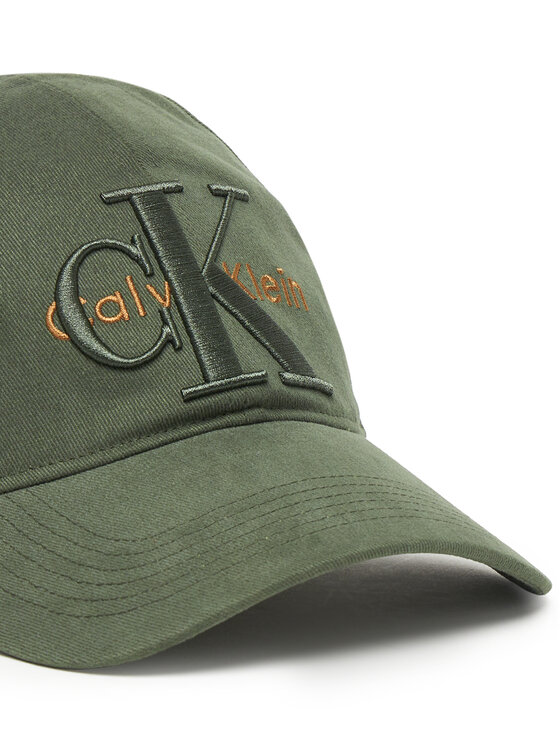 Calvin Klein Calvin Klein Șapcă Large Monologo LV04D5039G Verde