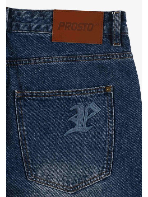 PROSTO. PROSTO. Jeansy Tarmac Niebieski Baggy Fit