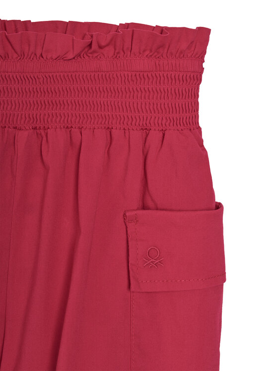 United Colors Of Benetton United Colors Of Benetton Szorty materiałowe 4L2VC903S Różowy Regular Fit