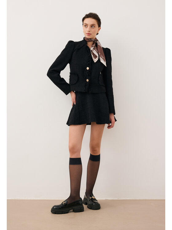 BIZUU BIZUU Spódnica mini WENDYS Czarny Standard Fit