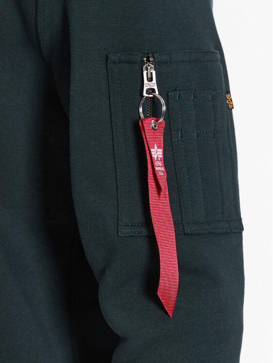 Alpha Industries Alpha Industries Mikina Back Print 178318 Tmavomodrá Regular Fit