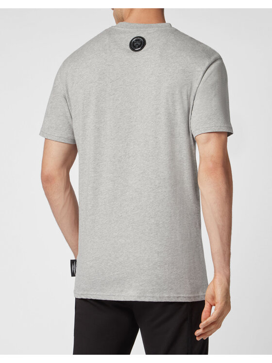 Plein Sport Plein Sport T-Shirt 8325 Szary Regular Fit