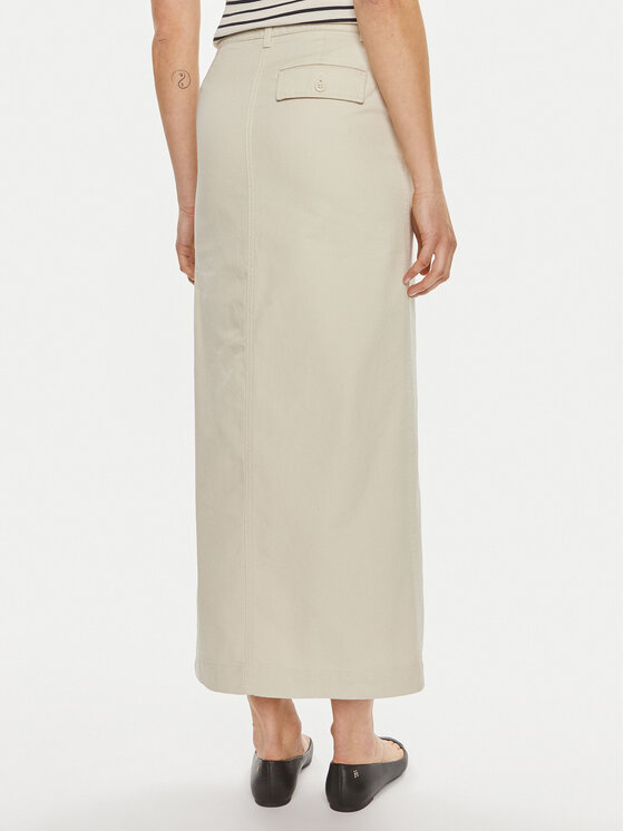 JJXX JJXX Maxi sukně Maddy 12253013 Écru Regular Fit