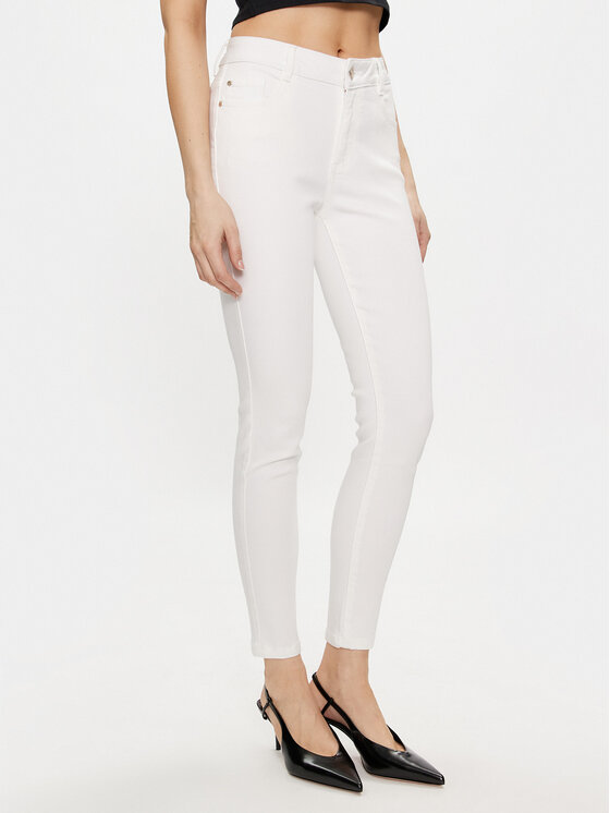Morgan Džínsy 241-POLIA1 Écru Skinny Fit