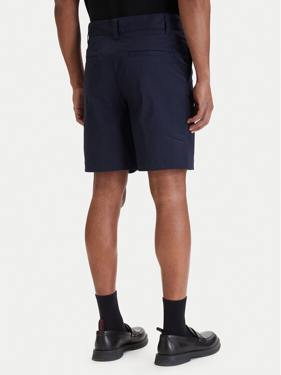 HUGO HUGO Kratke hlače iz tkanine Genar261S 50567293 Mornarsko modra Slim Fit