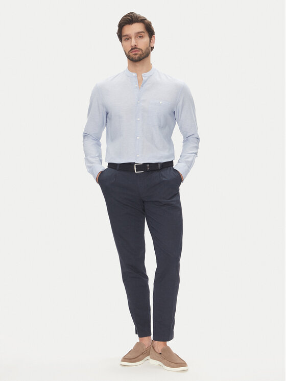 Pierre Cardin Pierre Cardin Cămașă C6 41009.0480 Albastru celest Modern Fit