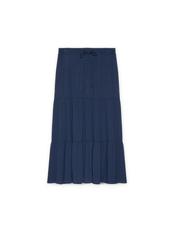 Fiorella Rubino Fiorella Rubino Gonna maxi 1000L000513N034 Blu A-Line Fit