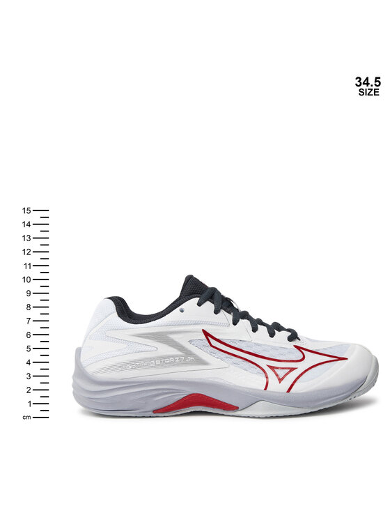 Mizuno Mizuno Batai uždaroms aikštelėms Lightning Star Z7 Jr V1GD2303 Balta