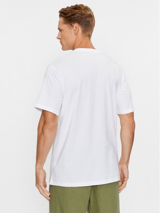 Converse Converse Marškinėliai Star Chevron Block Infill Ss Tee 10025280-A02 Balta Regular Fit