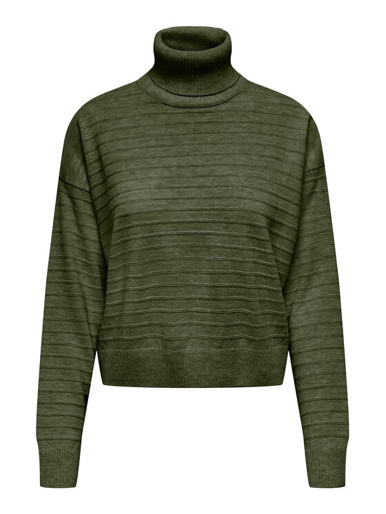ONLY ONLY Rolák 15294524 Zelená Regular Fit