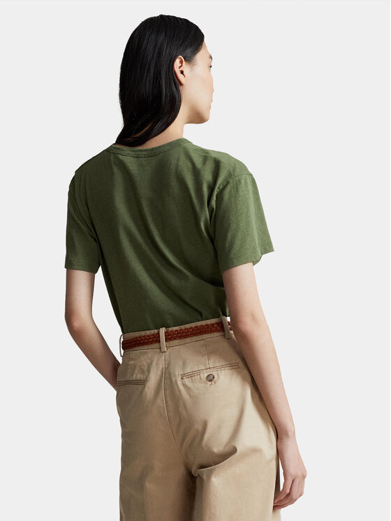 Polo Ralph Lauren Polo Ralph Lauren T-särk Prov Bear T 211924292001 Roheline Regular Fit