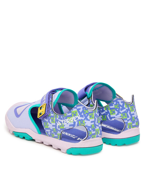 adidas adidas Босоніжки Minecraft Terrex Captain Toey 2.0 Sandals JR1317 Фіолетовий