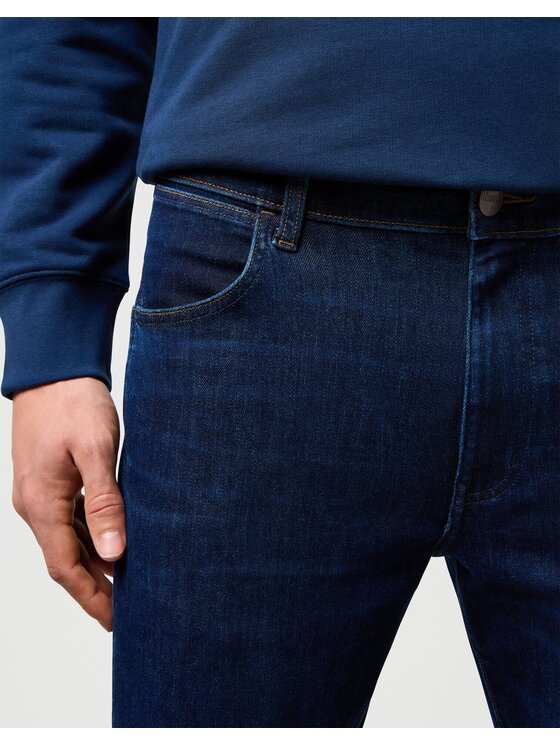 Wrangler Wrangler Jeansy LARSTON Niebieski Slim Fit