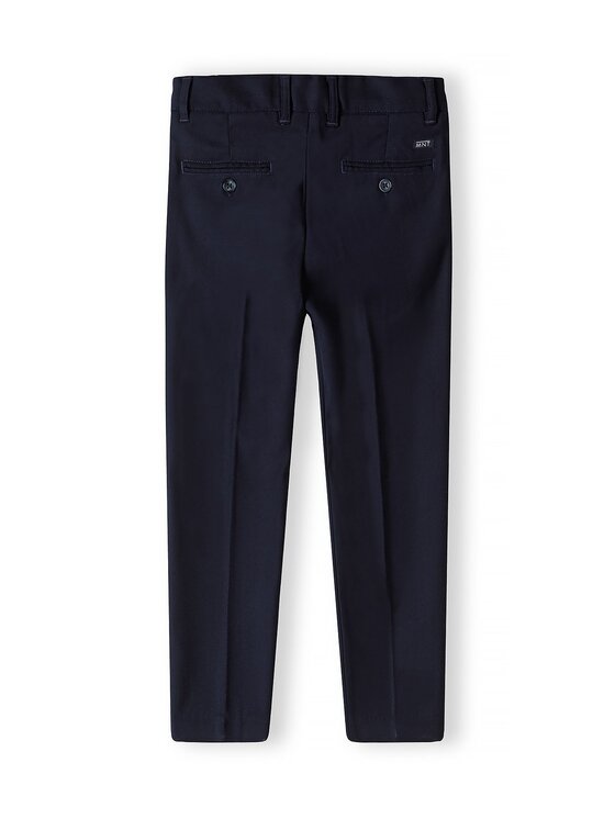 minoti minoti Spodnie materiałowe 29FORMAL251B Granatowy Regular Fit