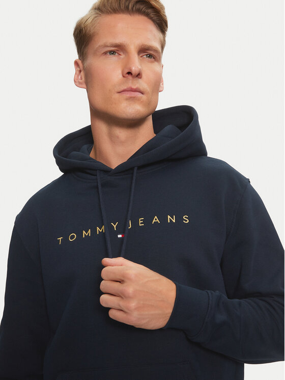 Tommy Jeans Tommy Jeans Majica dugih rukava DM0DM20503 Tamnoplava Regular Fit