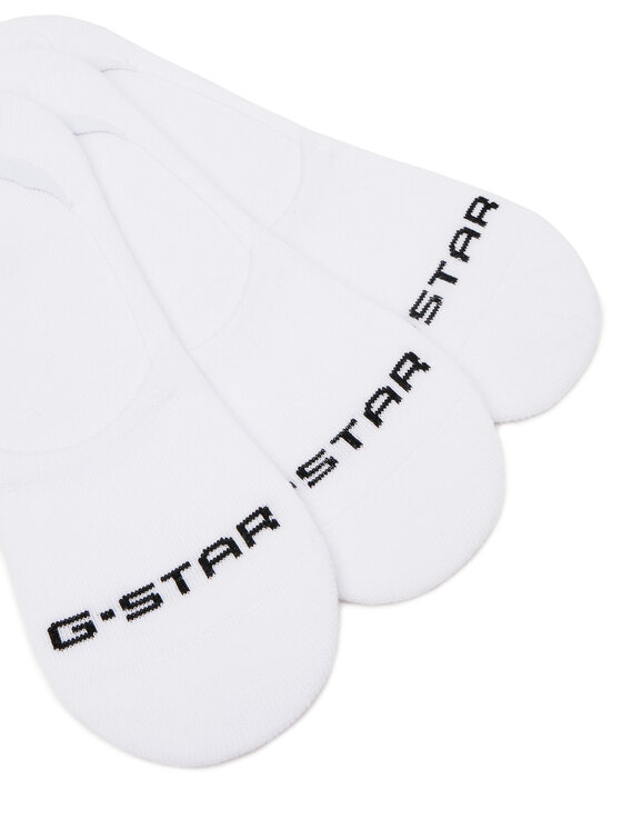 G-Star Raw G-Star Raw Pėdutės AS_G-STAR_S_124_SS25 (3-PACK) Balta