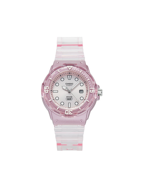 Casio Ceas Lady Translucent LRW-200HS-4EVEF Roz