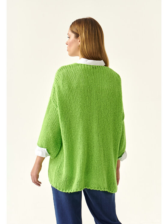 TATUUM TATUUM Sweter BAJANA Zielony Oversize