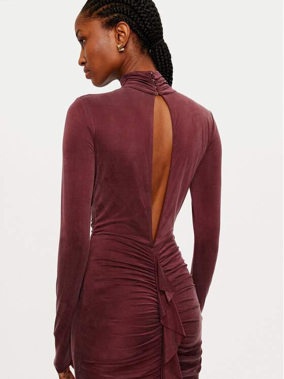 Elisabetta Franchi Elisabetta Franchi Официална рокля AB-616-46E1-V800 Бордо Regular Fit