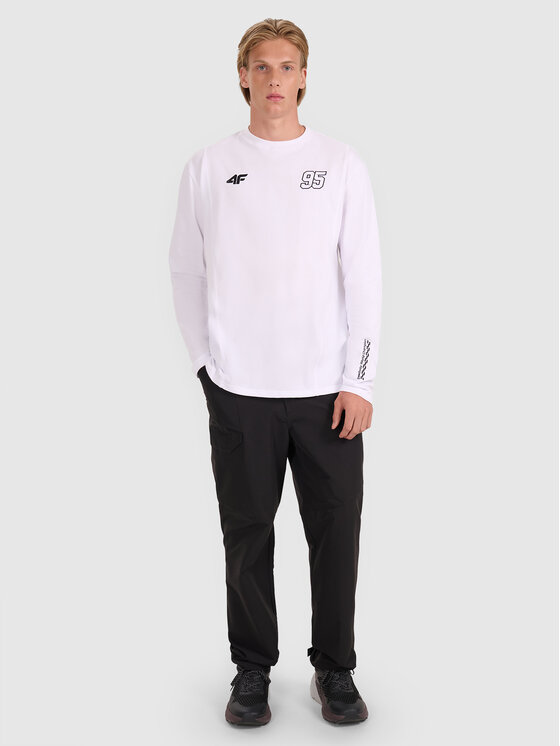 4F 4F Longsleeve TEAMWEAR Biały Regular Fit