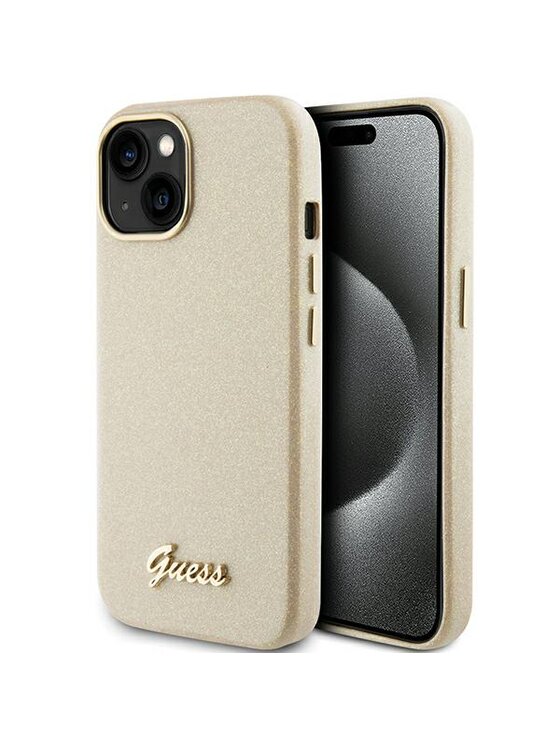 Etui na telefon Guess, Złote, iPhone 15
