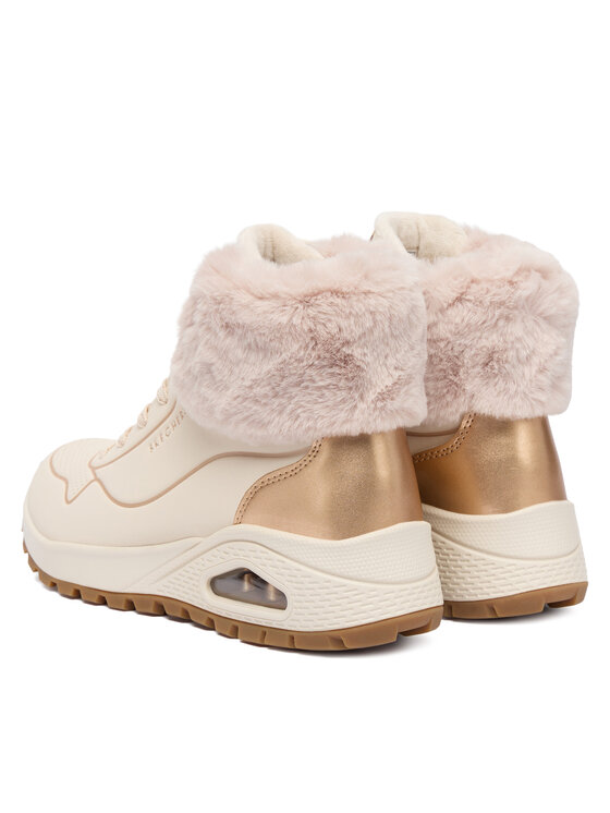 Skechers Skechers Μποτίνια Uno Rugged 167993/NTGD Εκρού