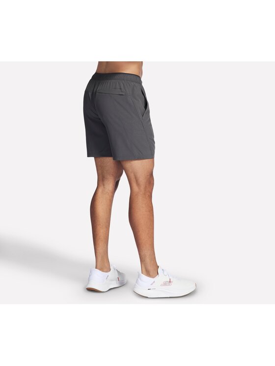 Skechers Skechers Szorty sportowe SH82-BKCC Szary Regular Fit