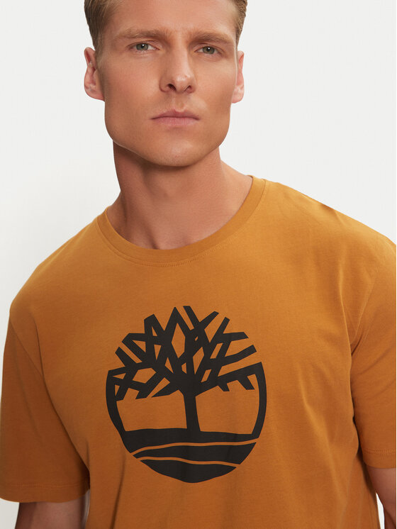 Timberland Timberland Póló TB0A2C2R Barna Regular Fit