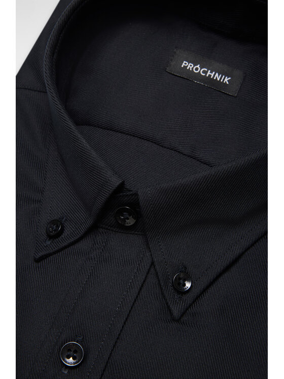 Próchnik Próchnik Koszula PM51 KO073224000048 Czarny Slim Fit