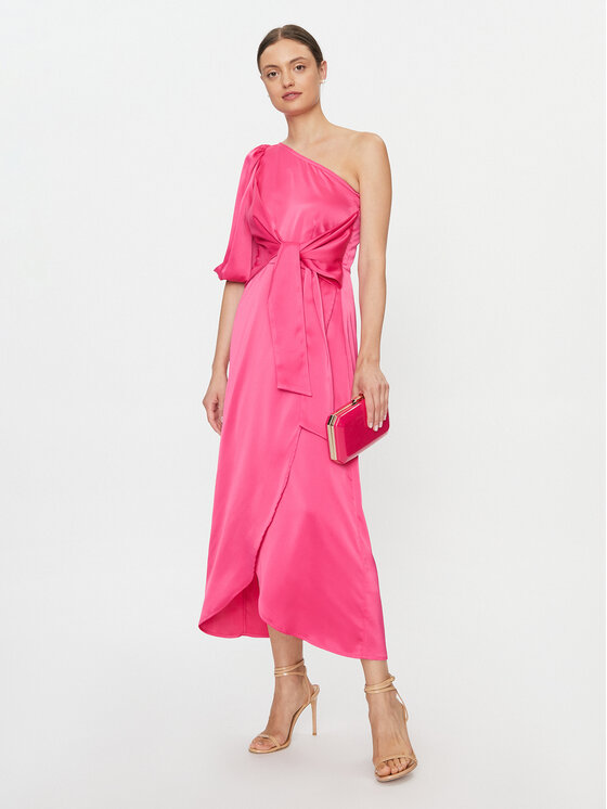 YAS YAS Kokteilinė suknelė 26031522 Rožinė Regular Fit