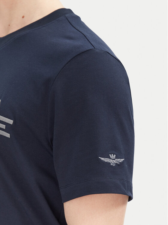 Aeronautica Militare Aeronautica Militare Majica 251TS2379J674 Mornarsko modra Regular Fit